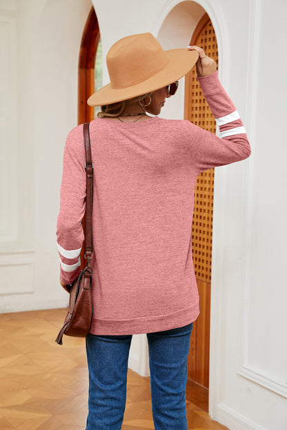 Striped Long Sleeve Top in 7 Colors