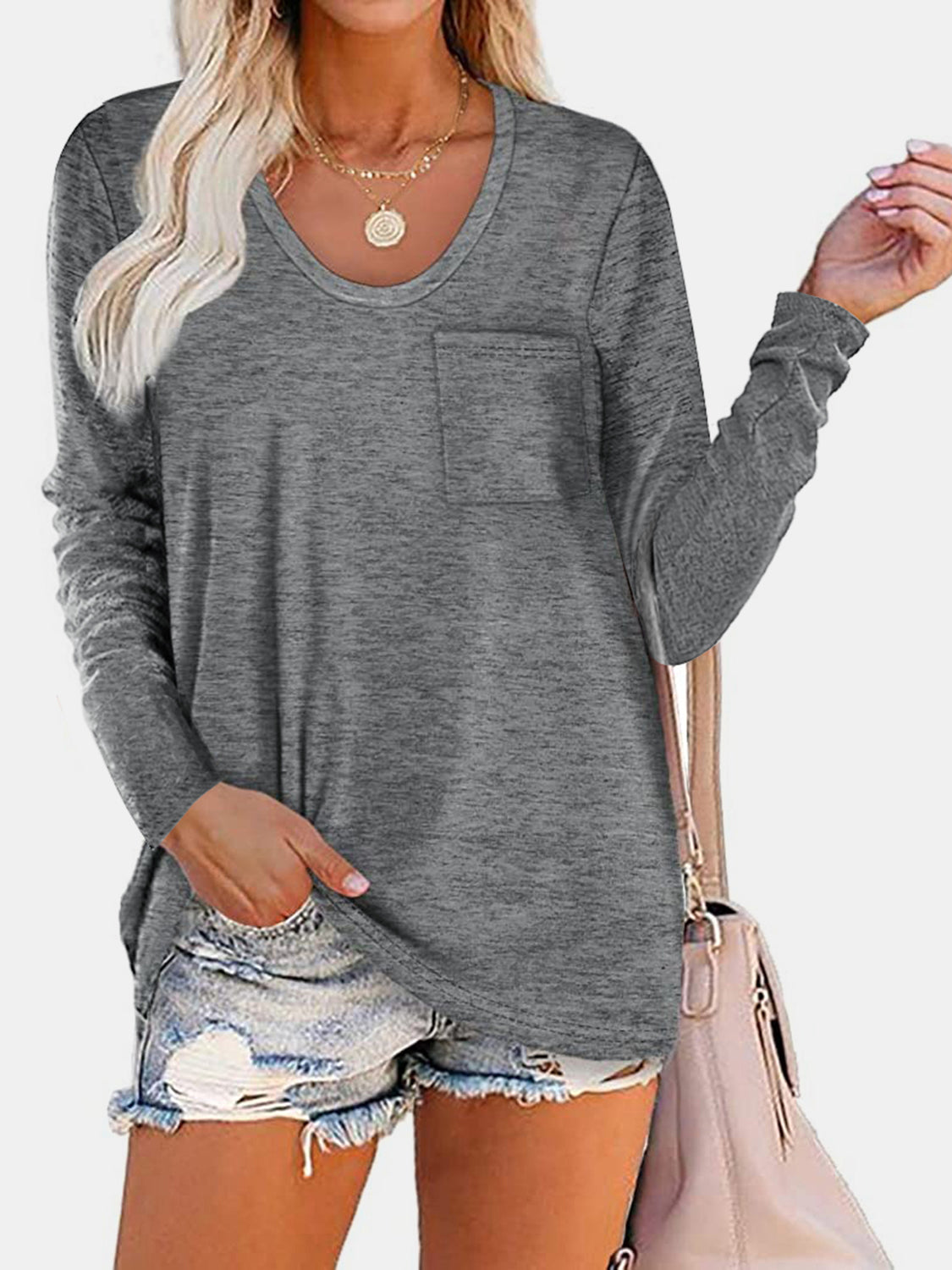 Striped Long Sleeve Tee in 7 Colors