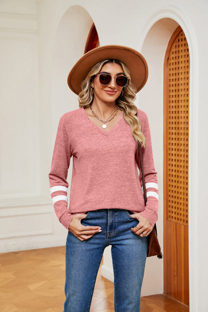 Striped Long Sleeve Top in 7 Colors