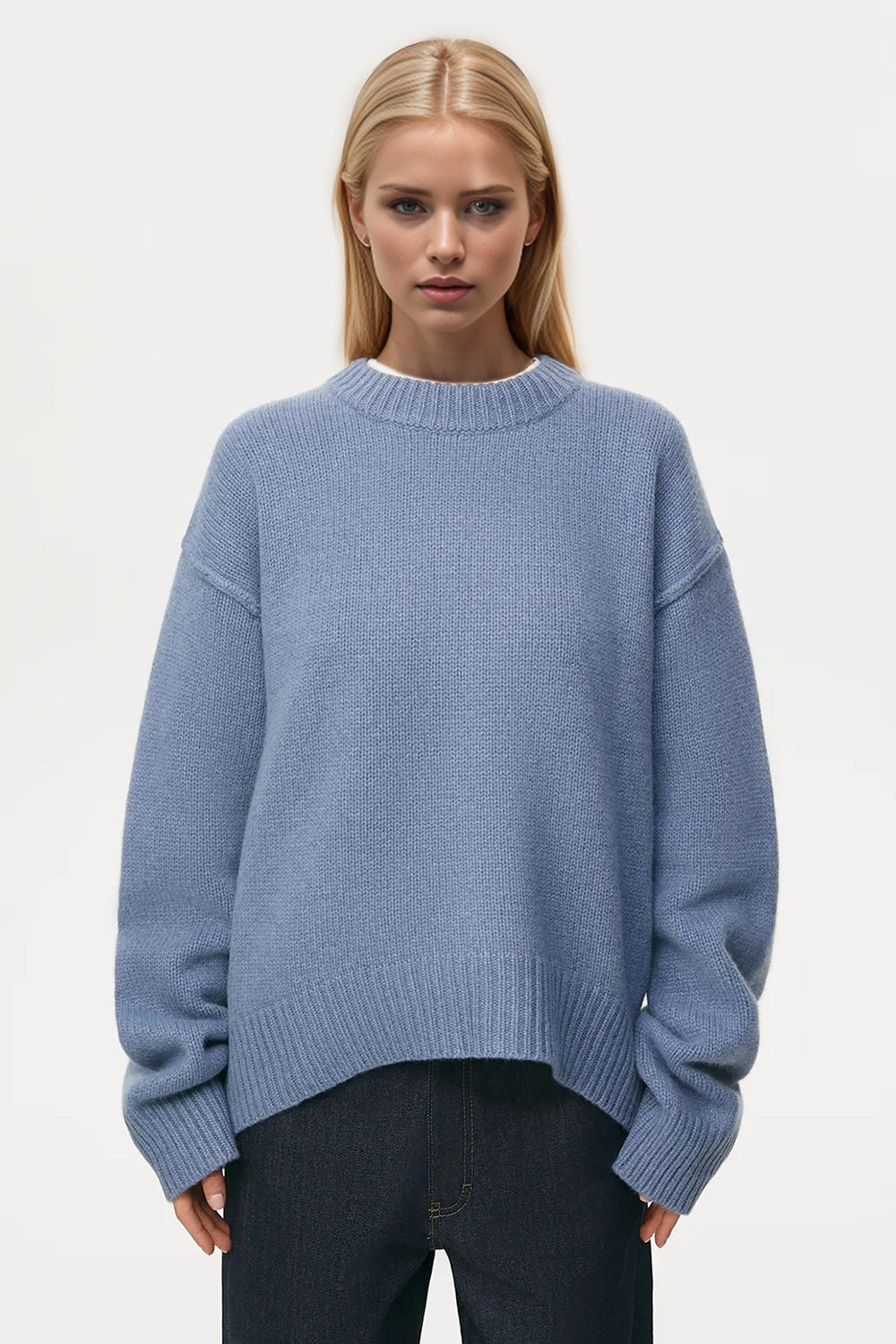 Dropped Shoulder Oversized Sweater in 5 Colors