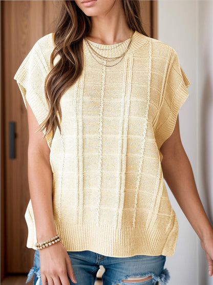 Cap Sleeve Knit Top in 7 Colors - Olive Ave