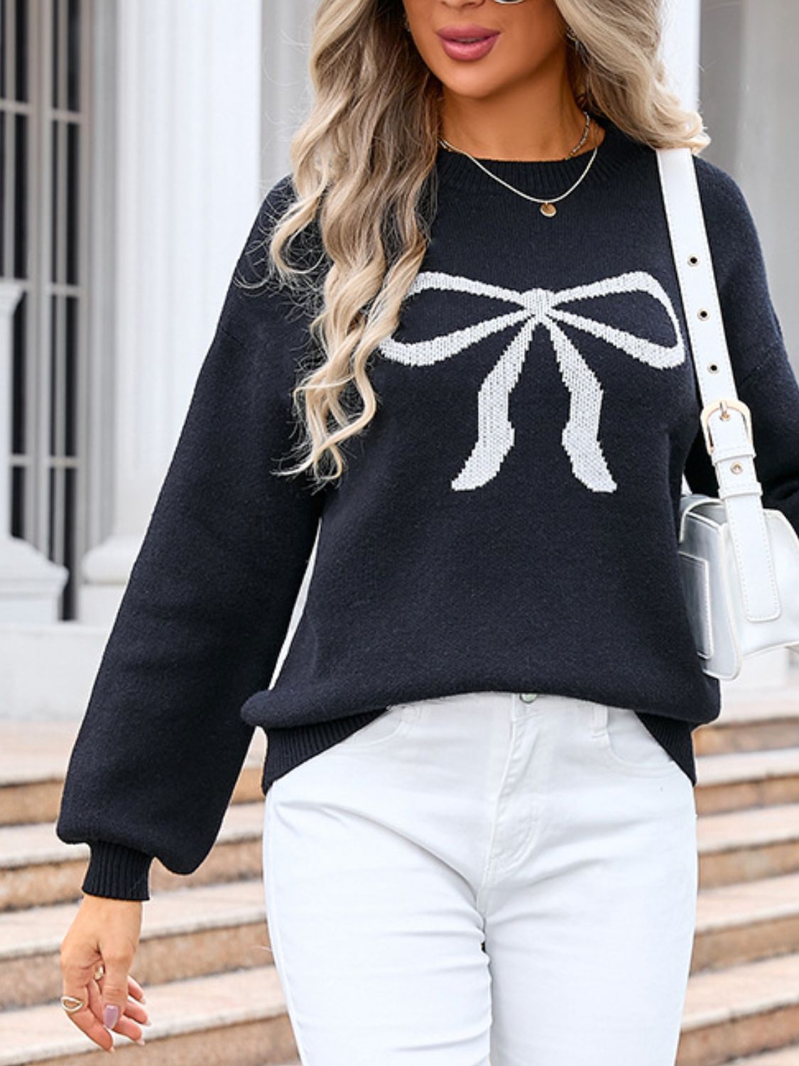 Bow Sweater in 4 Colors