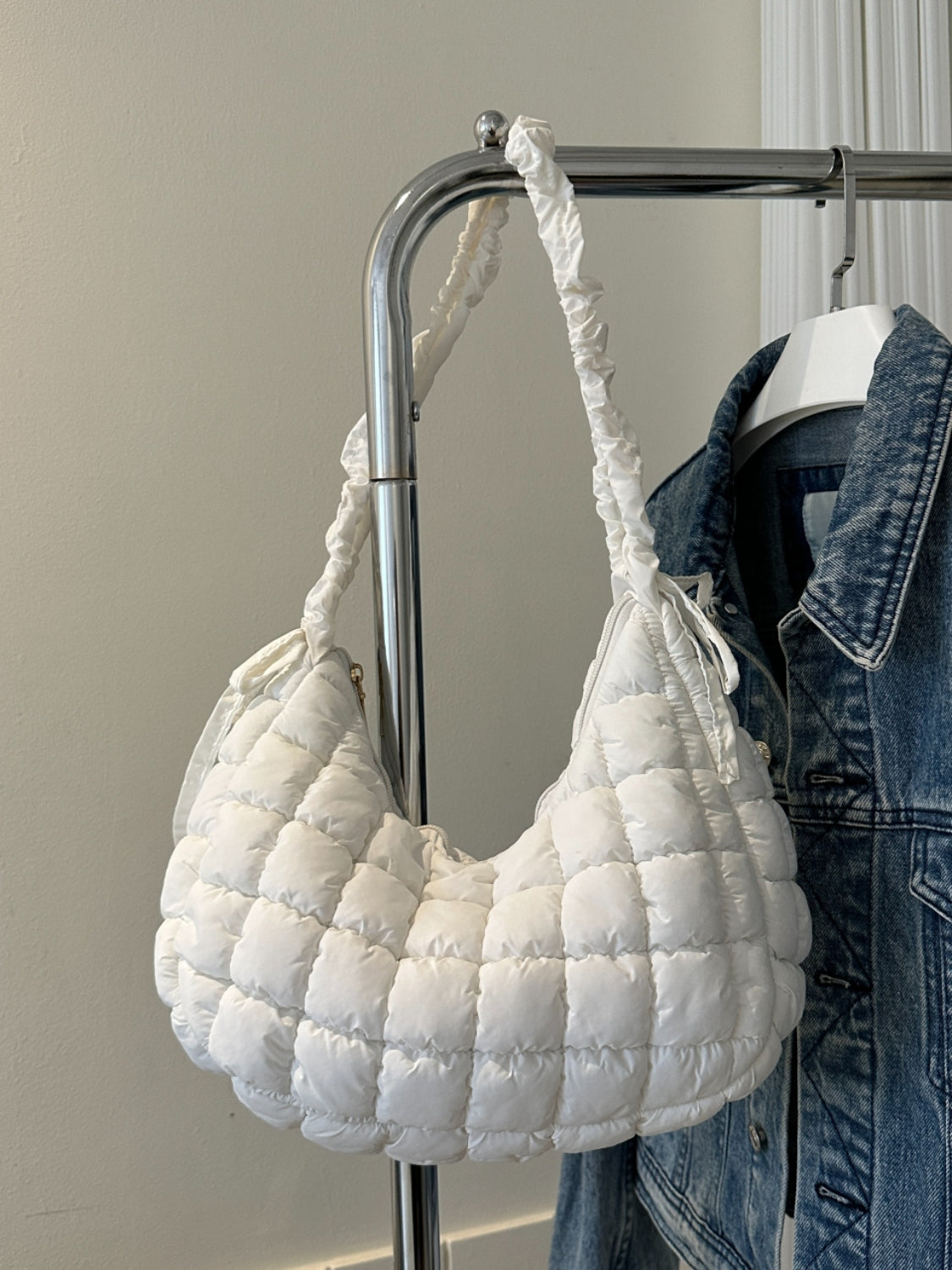 Bubble Quilted Shoulder Bag in 6 Colors