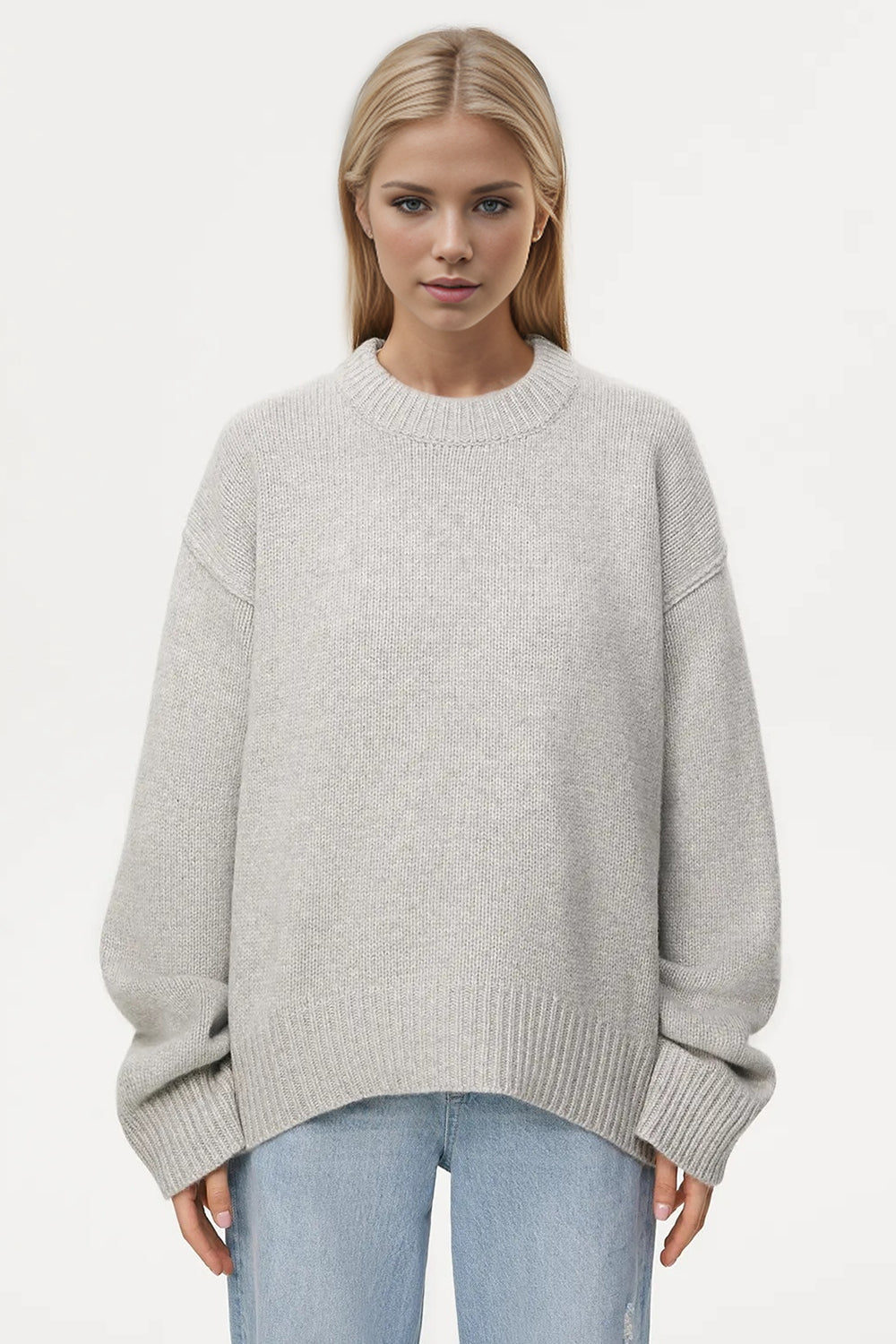 Dropped Shoulder Oversized Sweater in 5 Colors