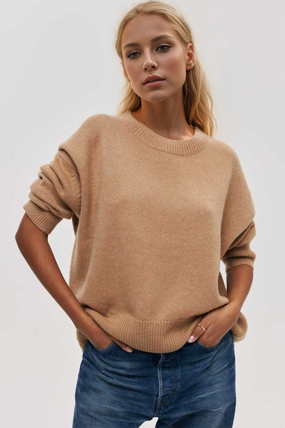 Dropped Shoulder Oversized Sweater in 6 Colors