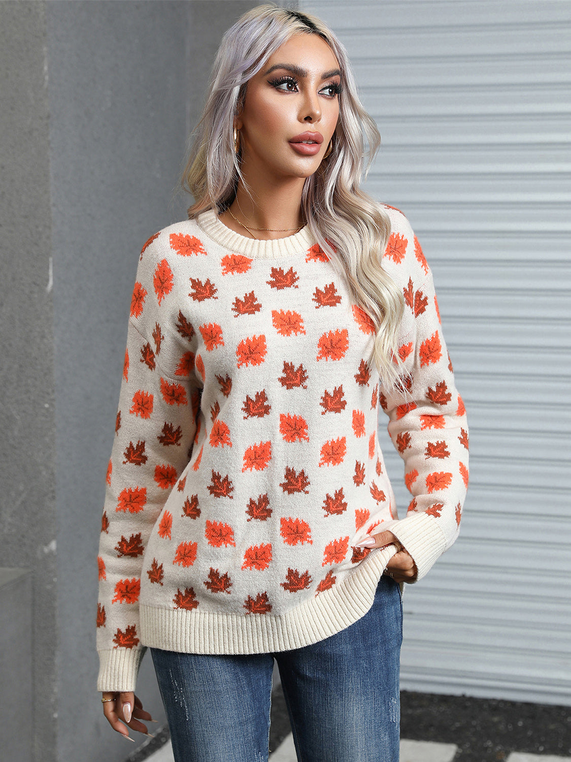 Maple Leaf Sweater in 2 Colors