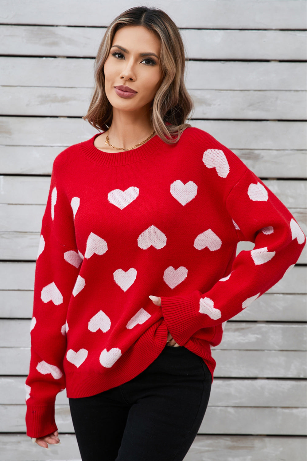 Angel Wings Heart Sweater in 3 Colors