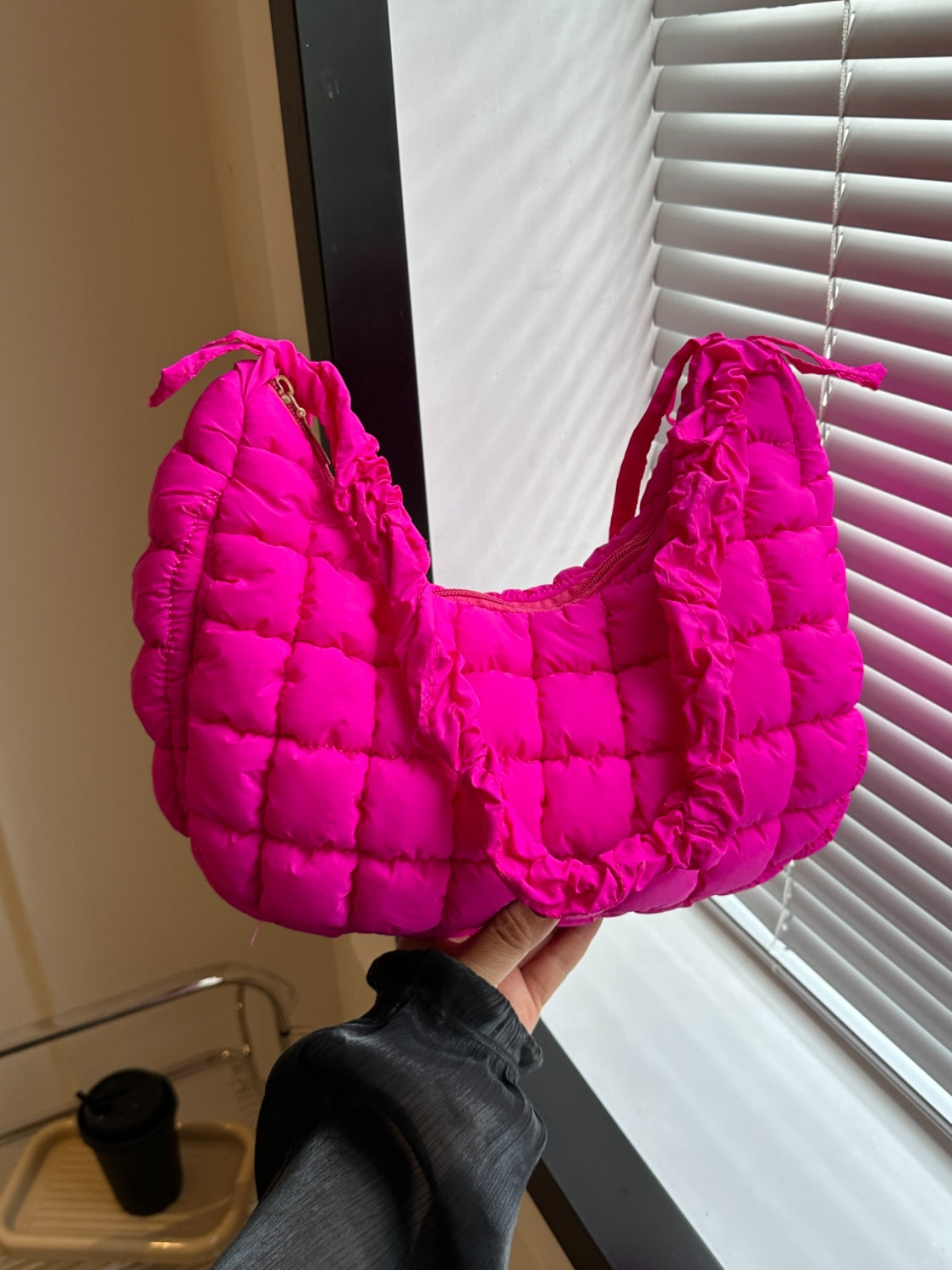 Bubble Quilted Shoulder Bag in 6 Colors