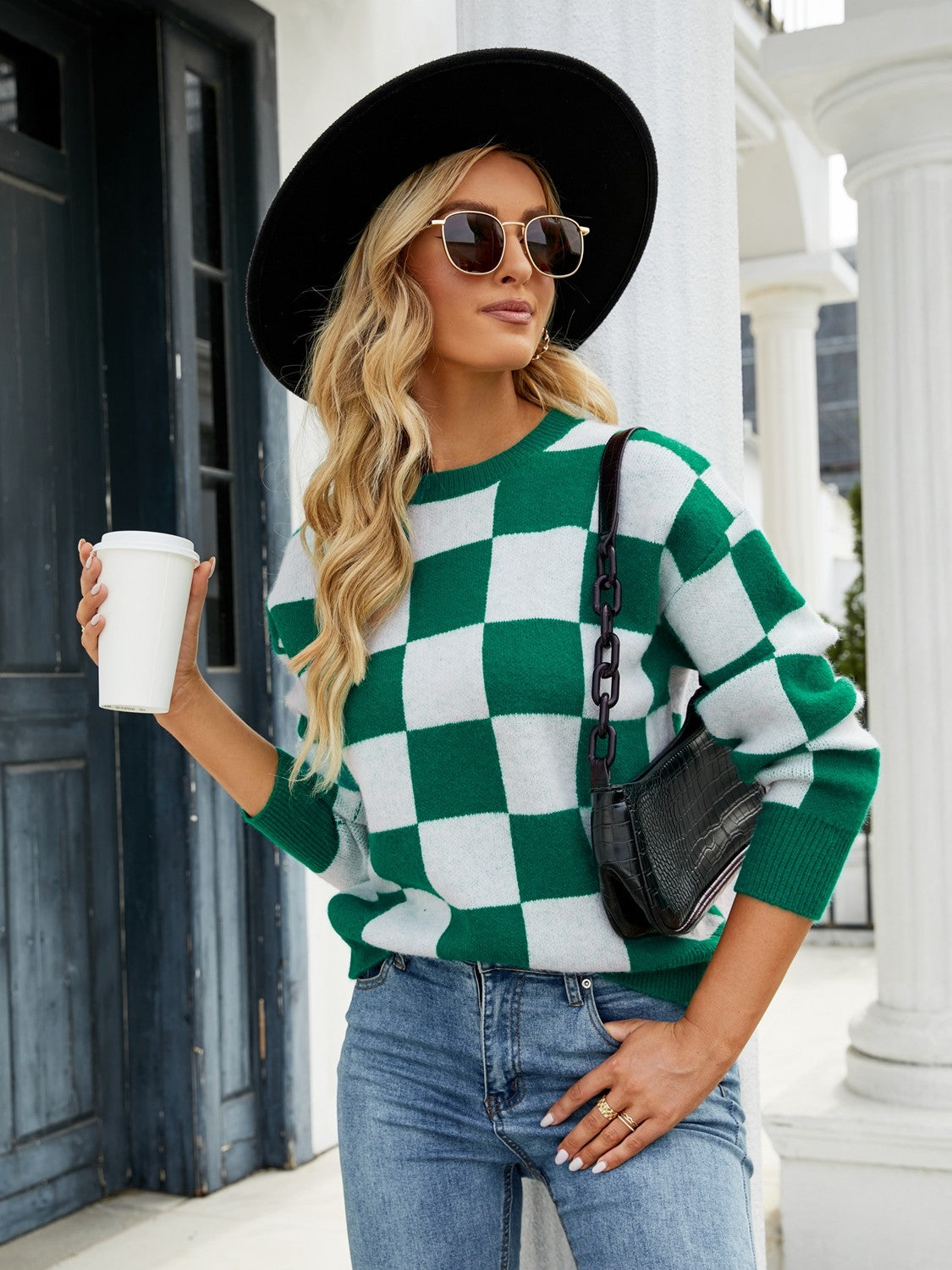 Checkered Sweater