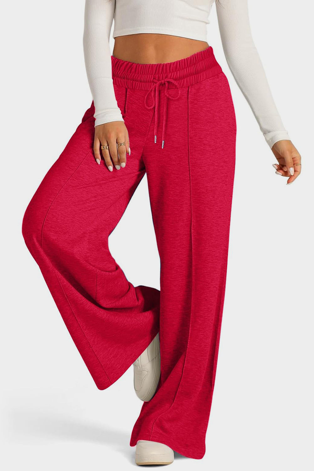 Drawstring Wide Leg Pants in 7 Colors