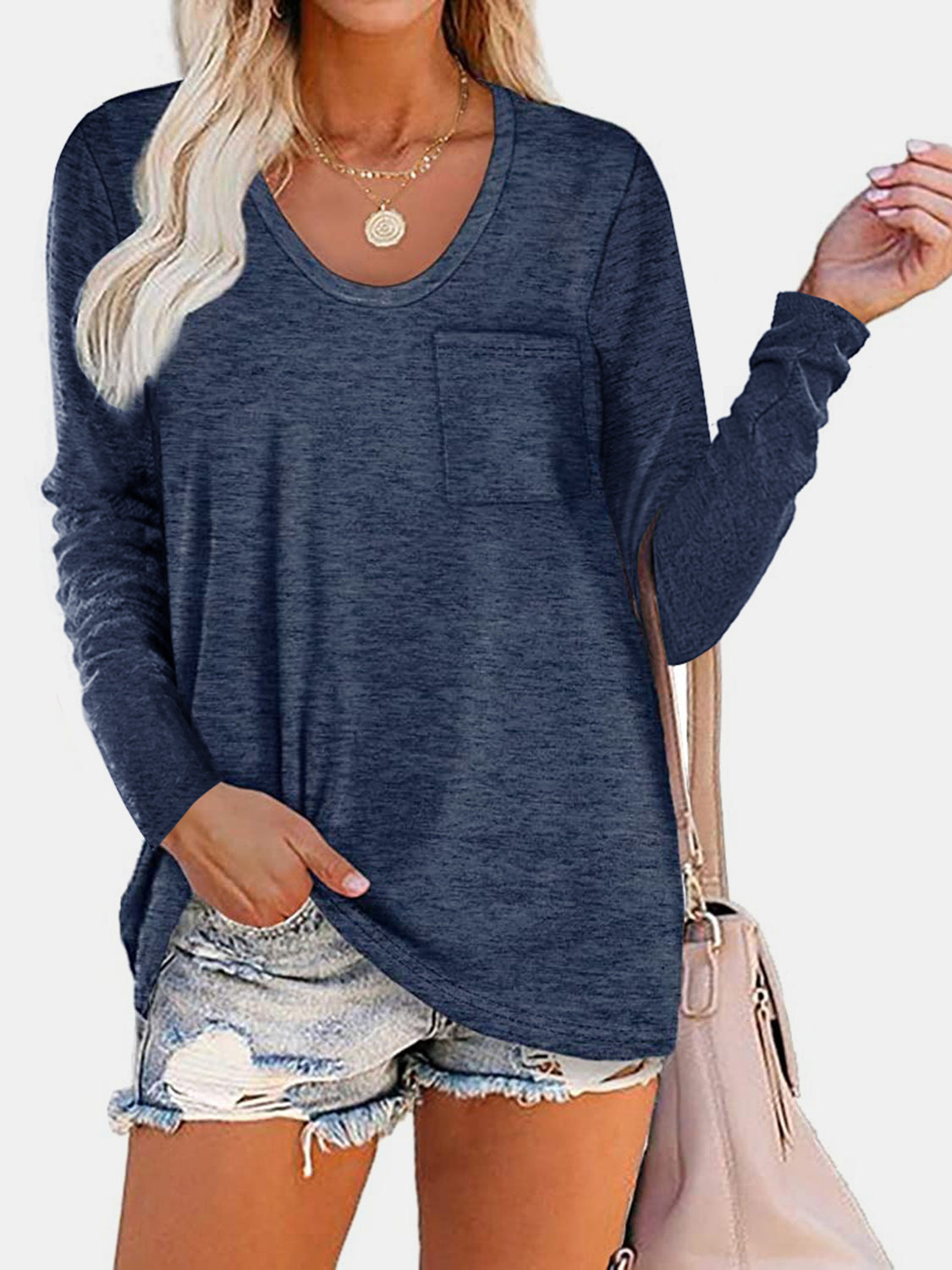 Striped Long Sleeve Tee in 7 Colors