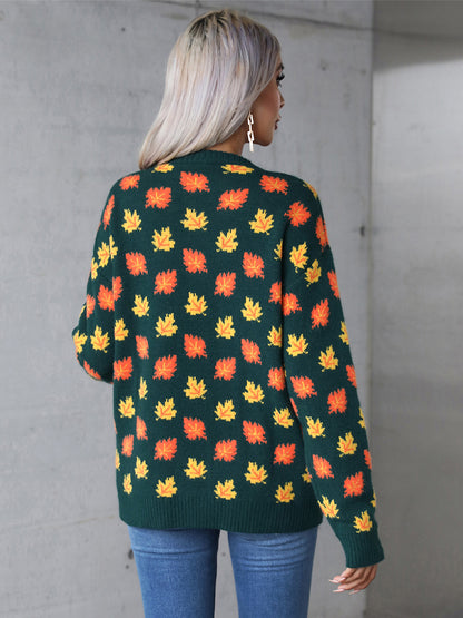 Maple Leaf Sweater in 2 Colors