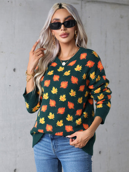 Maple Leaf Sweater in 2 Colors