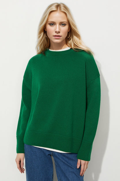 Dropped Shoulder Oversized Sweater in 6 Colors