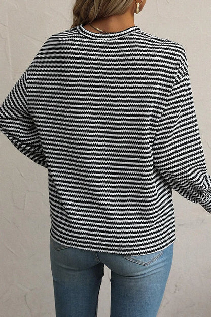 Striped Long Sleeve Top in 2 Colors