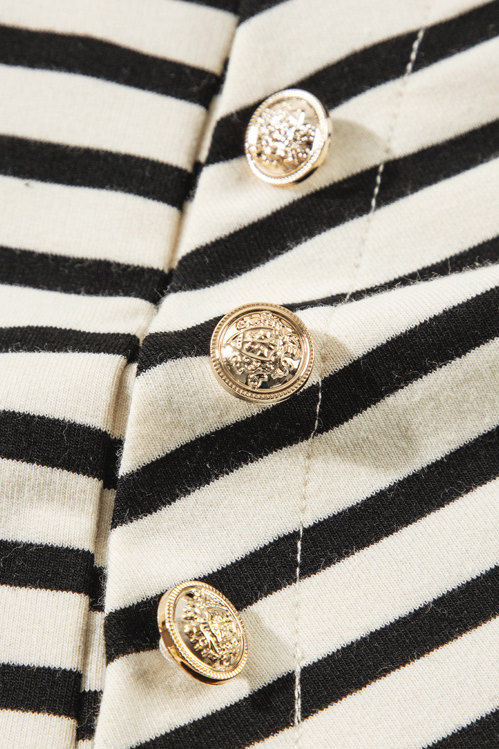 CIAO AMORE Button Detail Sweatshirt