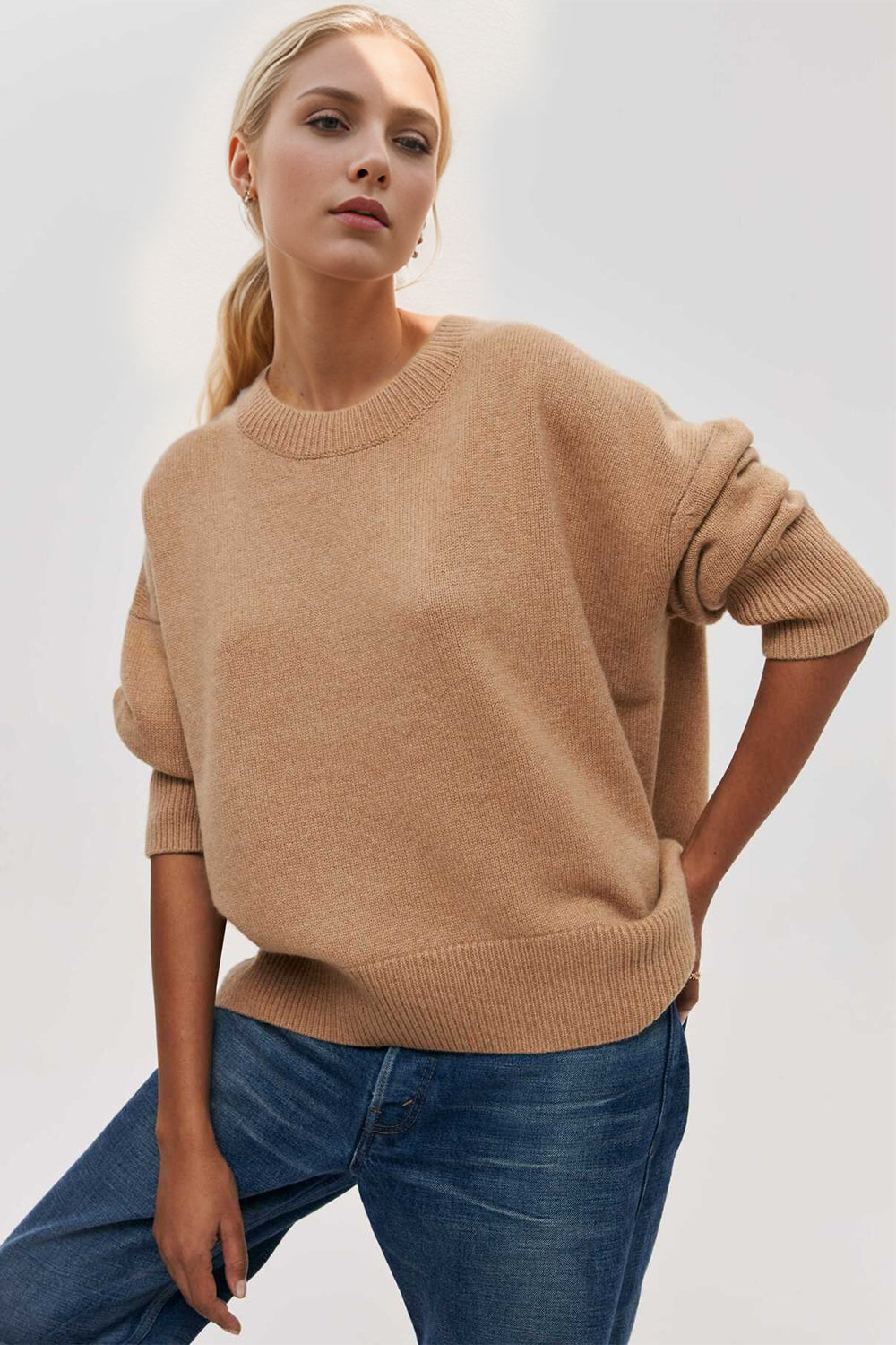 Dropped Shoulder Oversized Sweater in 6 Colors