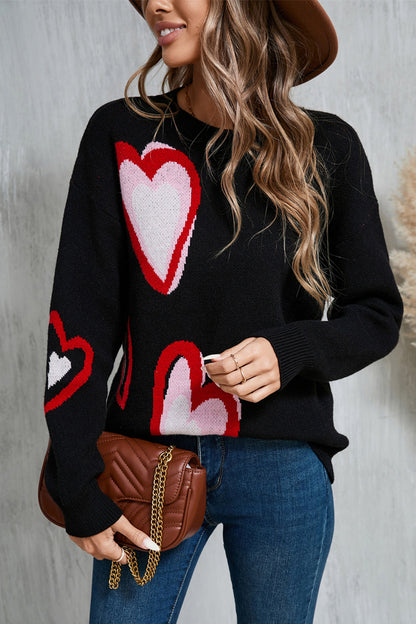 Heart Sweater in 2 Colors