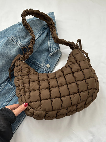 Bubble Quilted Shoulder Bag in 6 Colors