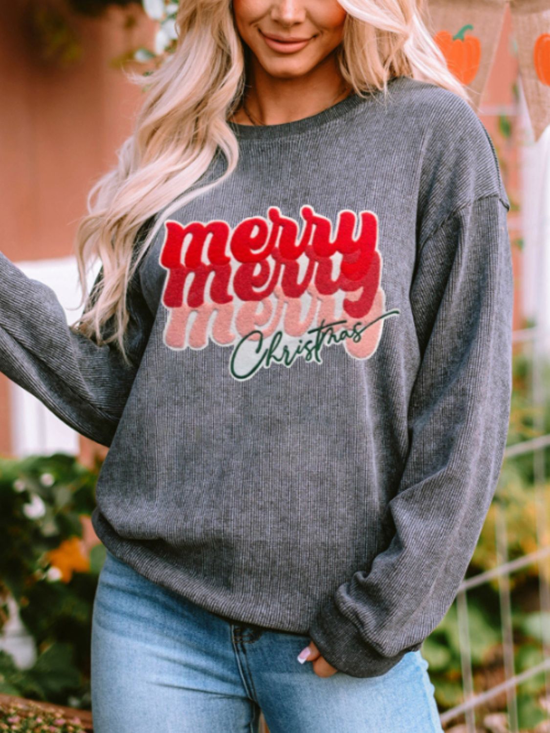 Full Size MERRY CHRISTMAS Sweatshirt