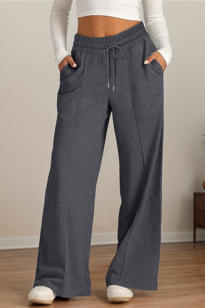 Drawstring Wide Leg Pants in 7 Colors