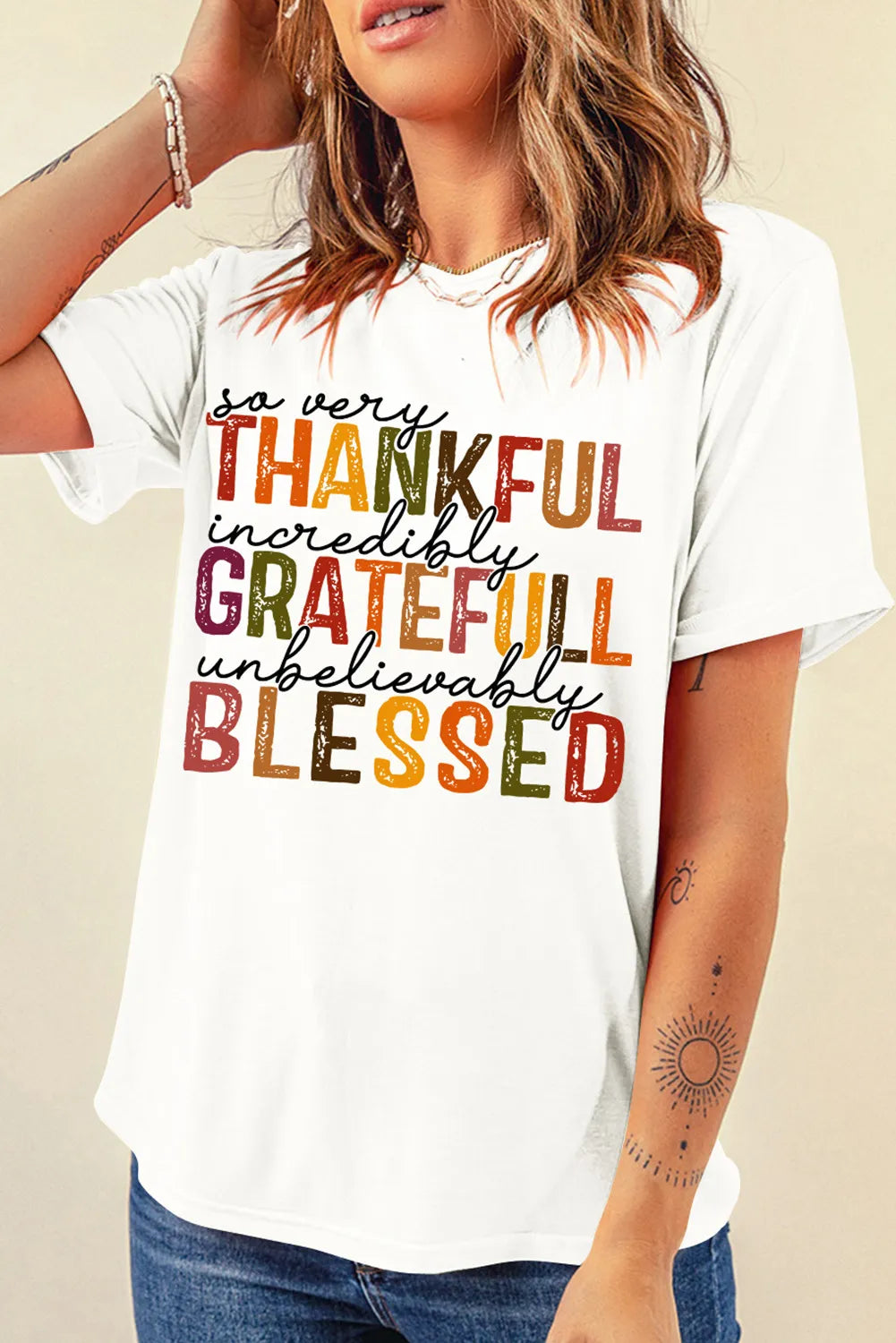 THANKFUL GRATEFUL BLESSED T-Shirt