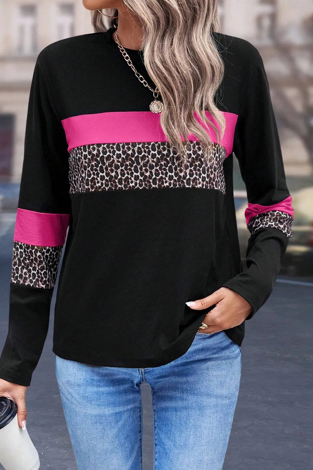 Leopard Long Sleeve Top in 2 Colors