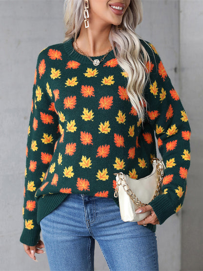 Maple Leaf Sweater in 2 Colors