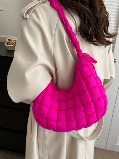 Bubble Quilted Shoulder Bag in 6 Colors