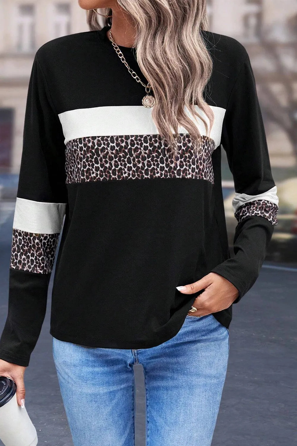 Leopard Long Sleeve Top in 2 Colors