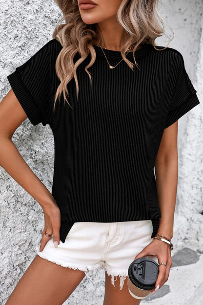 Striped Short Sleeve Top in 6 Colors