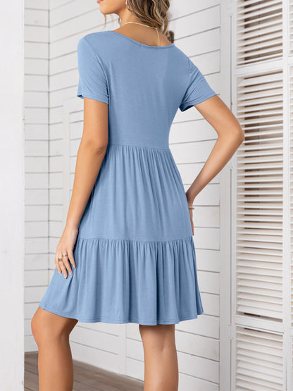 Short Sleeve Tee Dress in 9 Colors