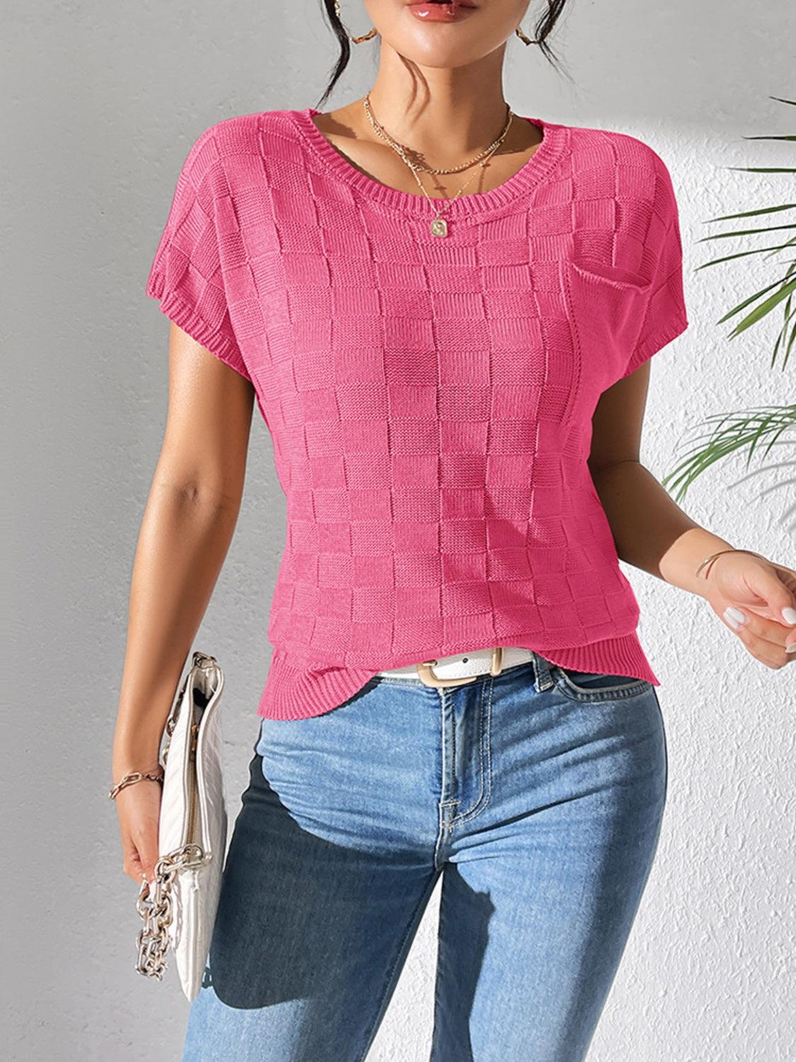 Square Knit Top in 7 Colors - Olive Ave
