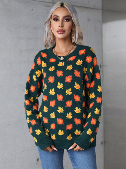 Maple Leaf Sweater in 2 Colors