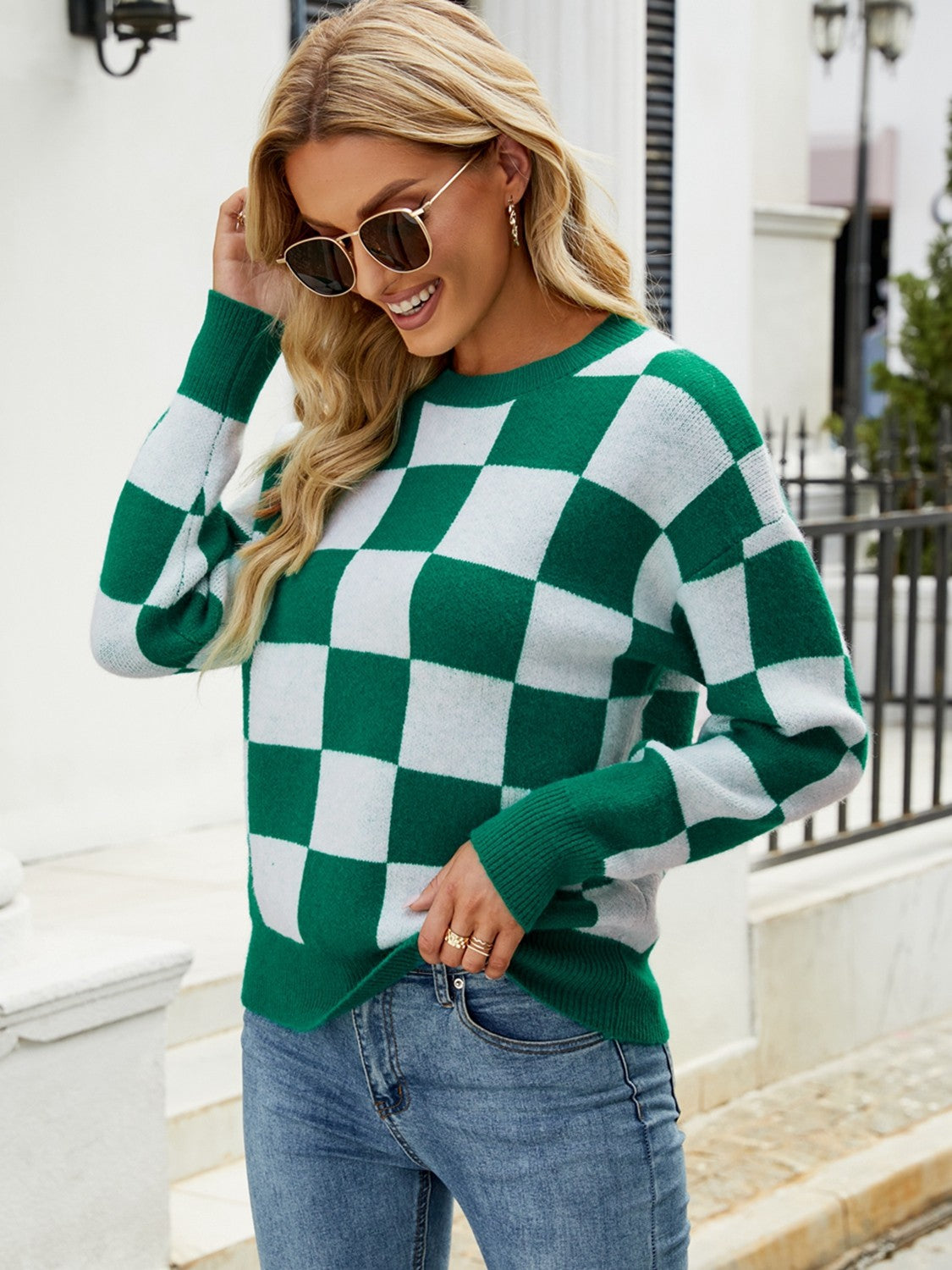 Checkered Sweater