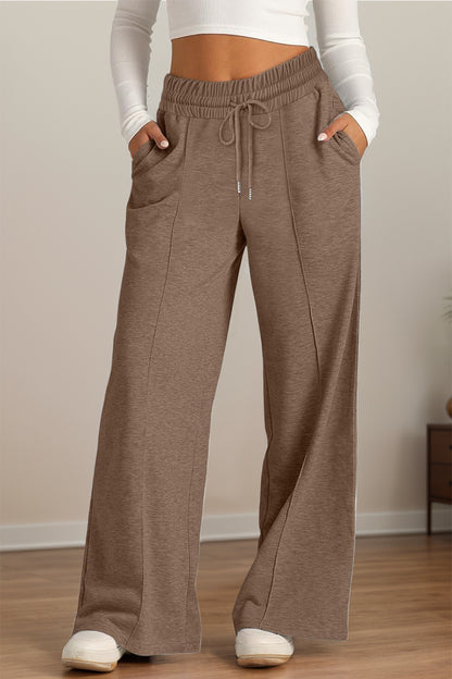 Drawstring Wide Leg Pants in 7 Colors