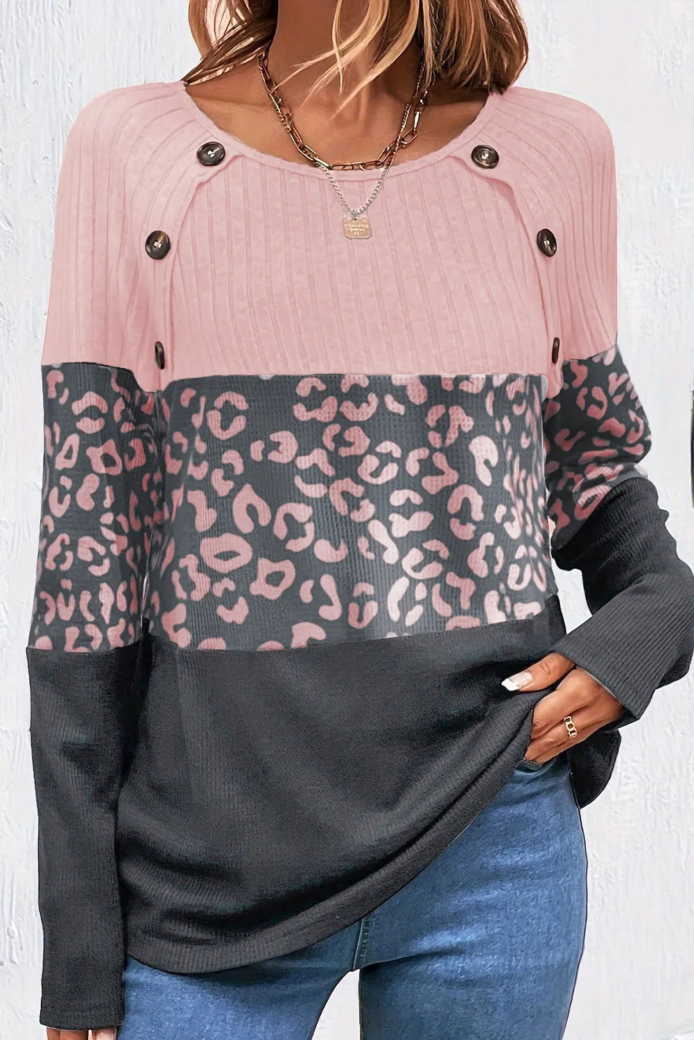 Leopard Long Sleeve Top in 3 Colors