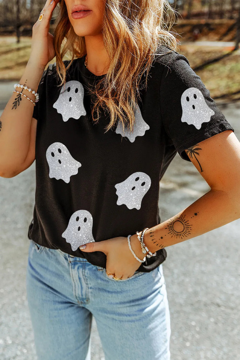 Glitter Ghost T-Shirt