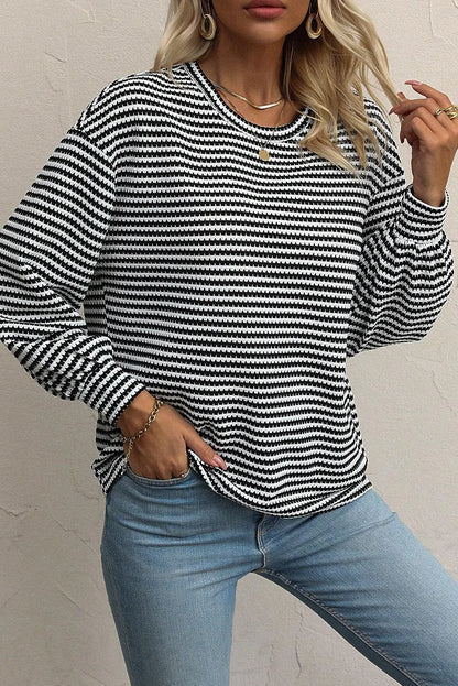 Striped Long Sleeve Top in 2 Colors