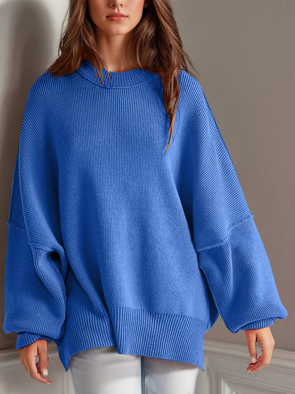 Side Slit  Sweater in 12 Colors