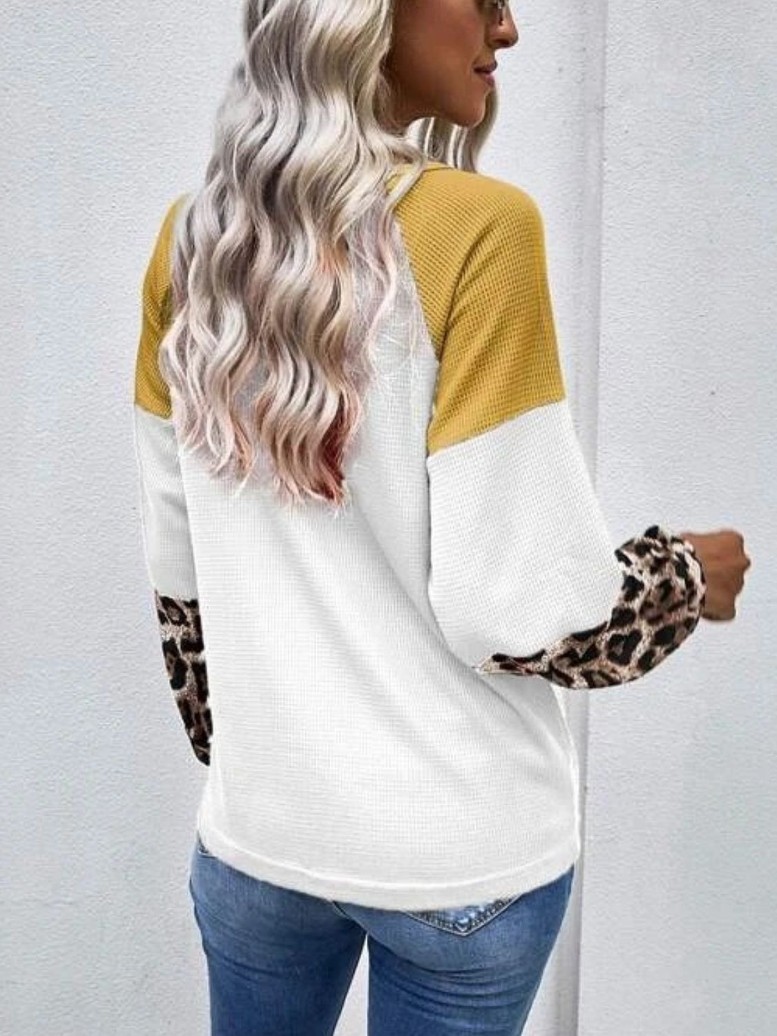 Twisted Color Block Top in 2 Colors