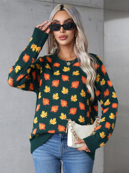 Maple Leaf Sweater in 2 Colors