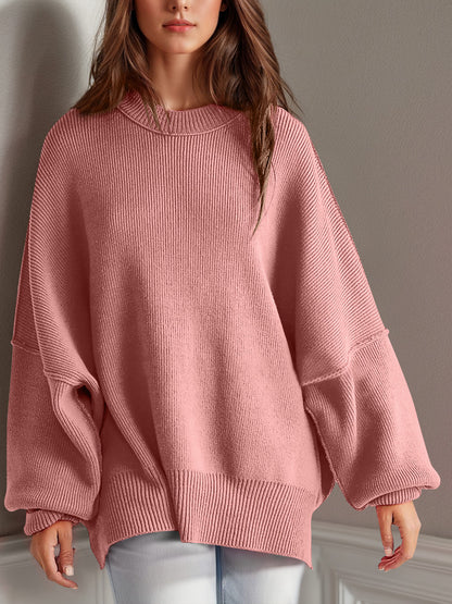 Side Slit  Sweater in 12 Colors