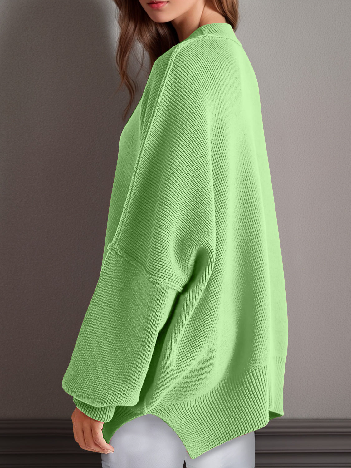 Side Slit  Sweater in 12 Colors