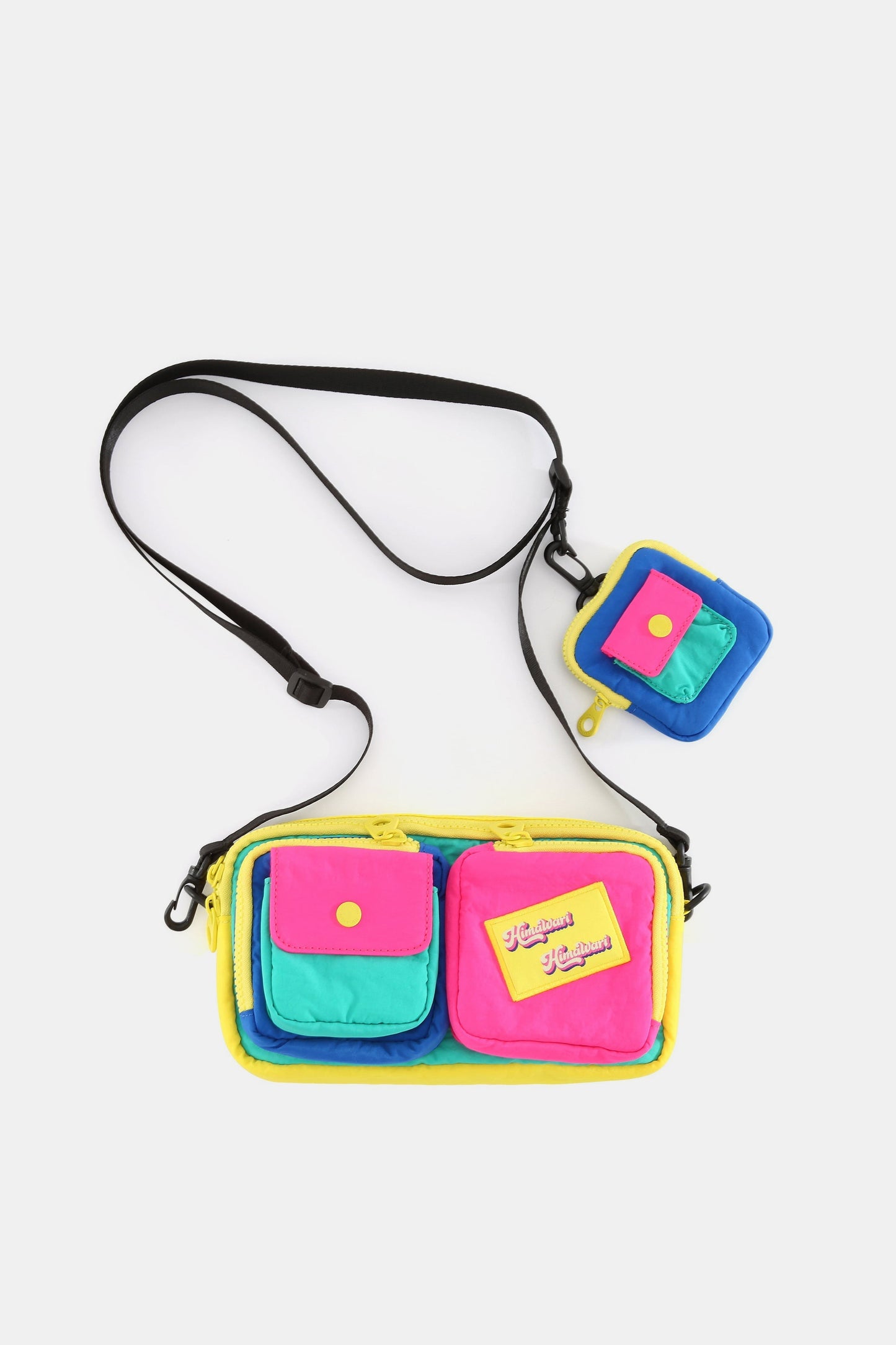 Nylon Crossbody Bag with EarPods Bag in 4 Colors