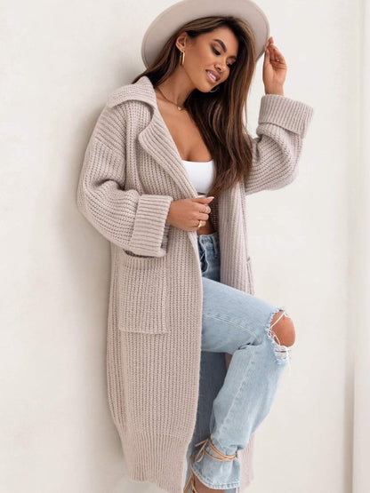 Collared Neck Cardigan in 4 Colors