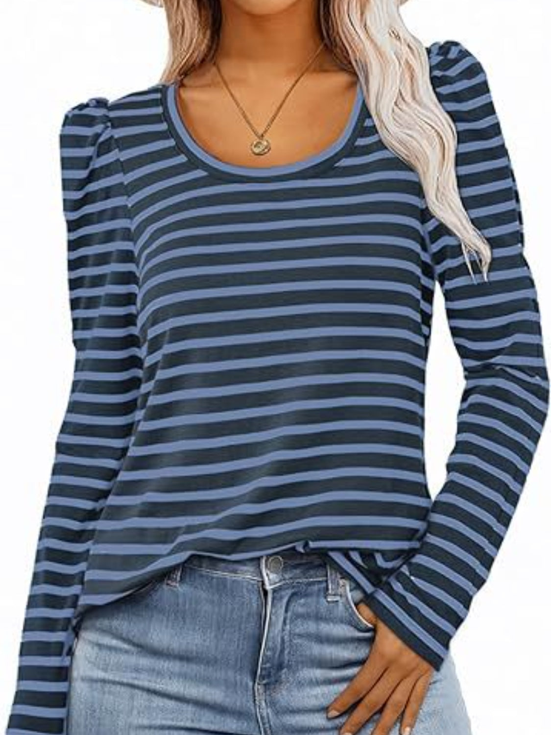 Striped Long Sleeve Top in 6 Colors - Olive Ave