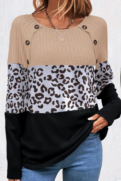 Leopard Long Sleeve Top in 3 Colors