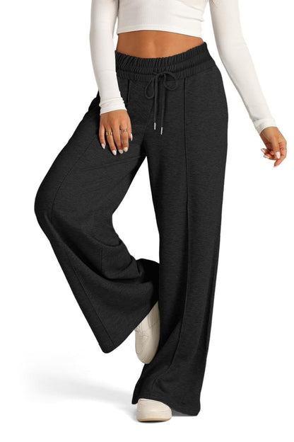 Drawstring Wide Leg Pants in 7 Colors