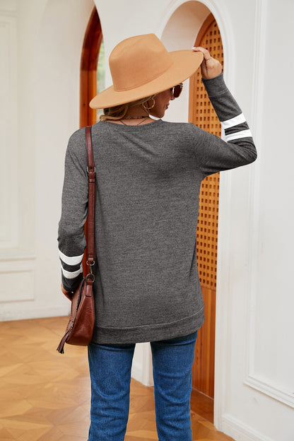 Striped Long Sleeve Top in 7 Colors